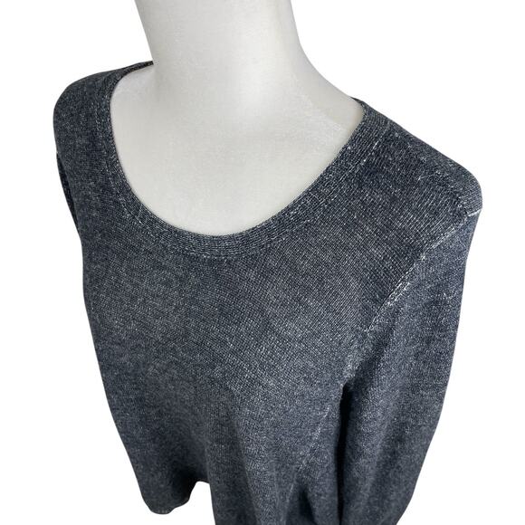 Eileen Fisher Organic Cotton Tencel Pullover Tunic Sweater Minimalist Sz Medium - Picture 5 of 13